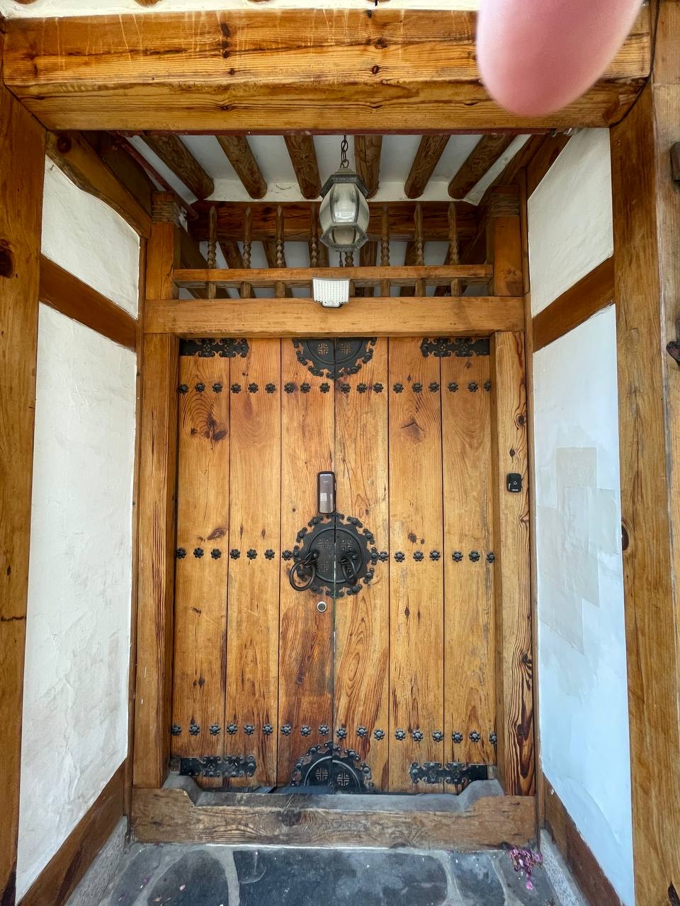 Inside a traditional Korean hanok