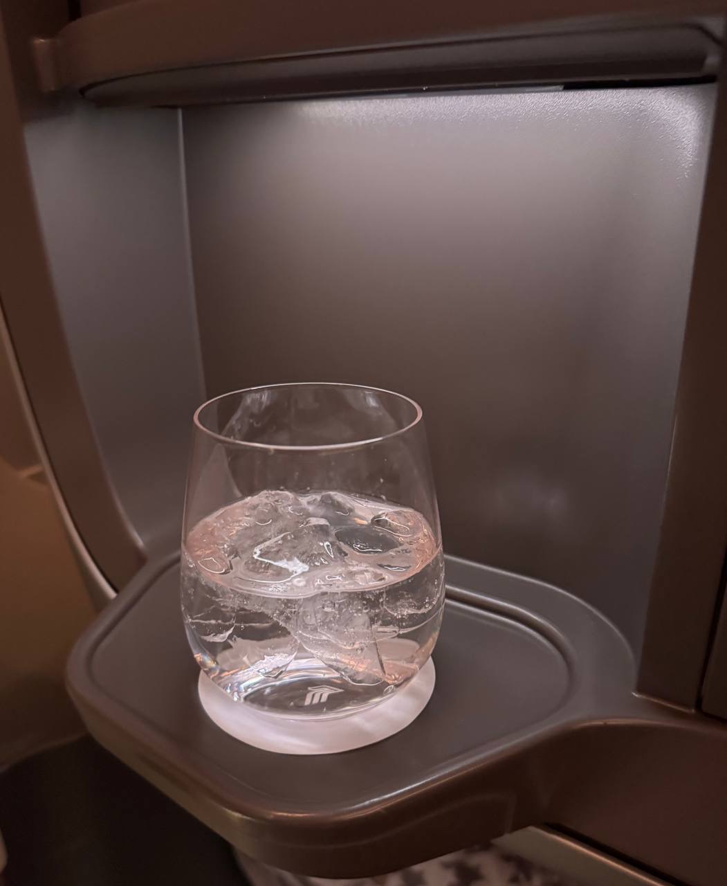 Sprite served in Singapore Airlines A350 business class