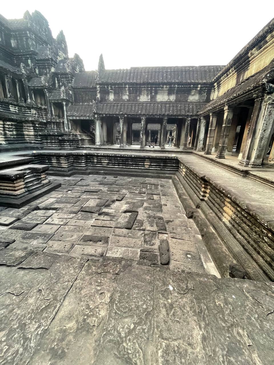 Inside the temple complex