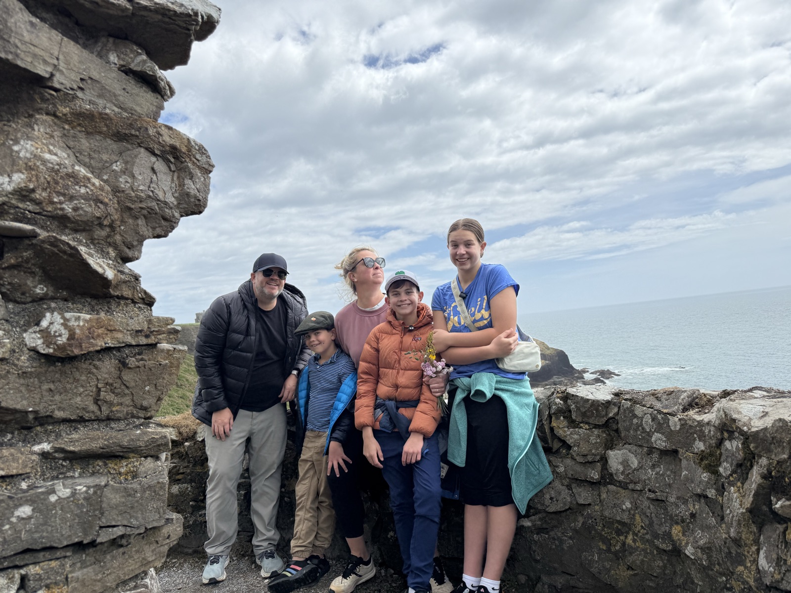 On the cliff walk