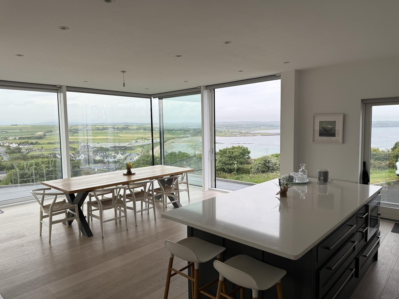 The view over Ardmore Bay from the house