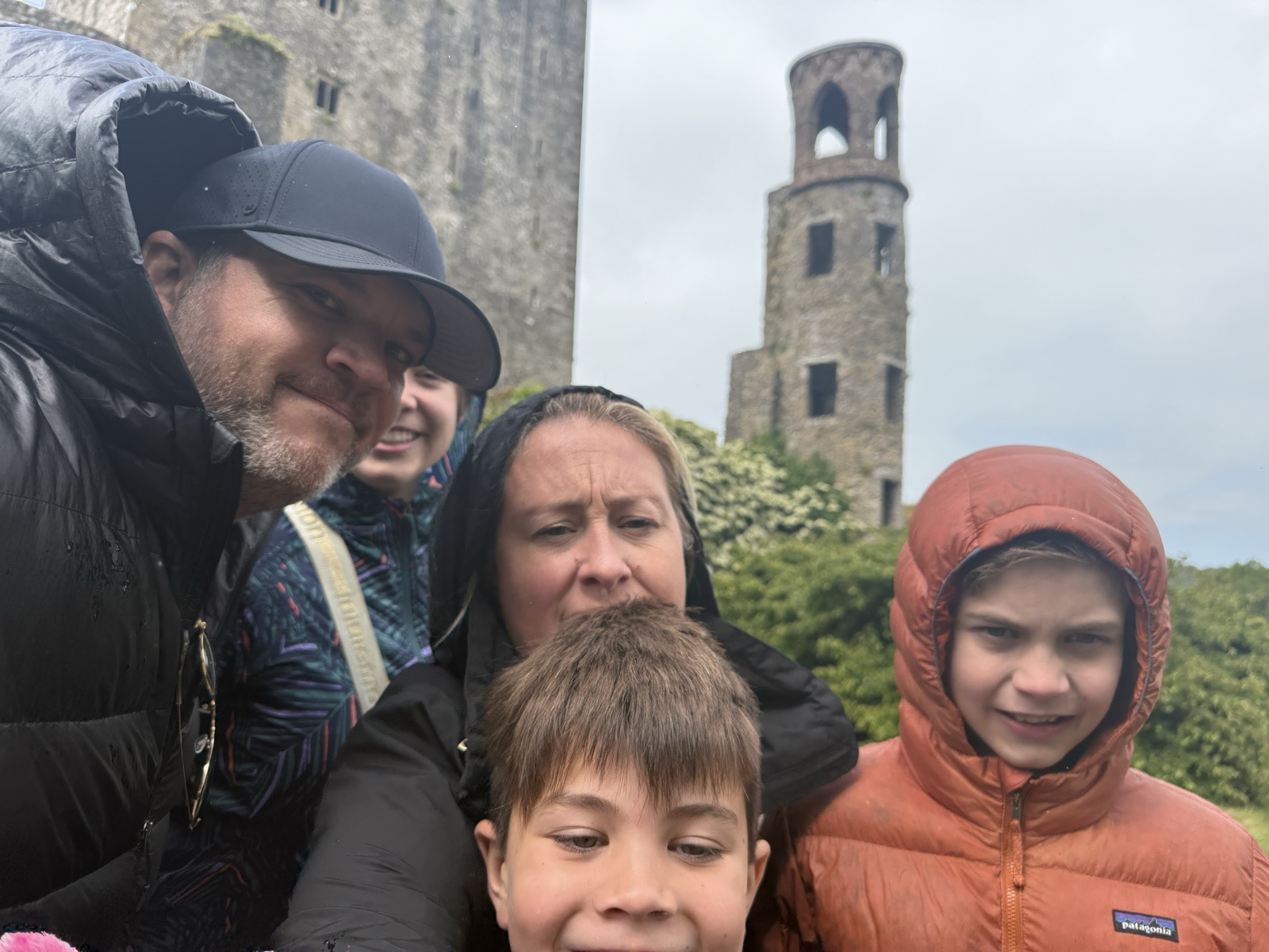 A rainy selfie at Blarney