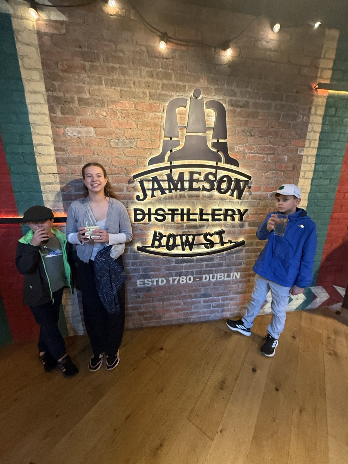 At the Jameson Distillery, Bow Street