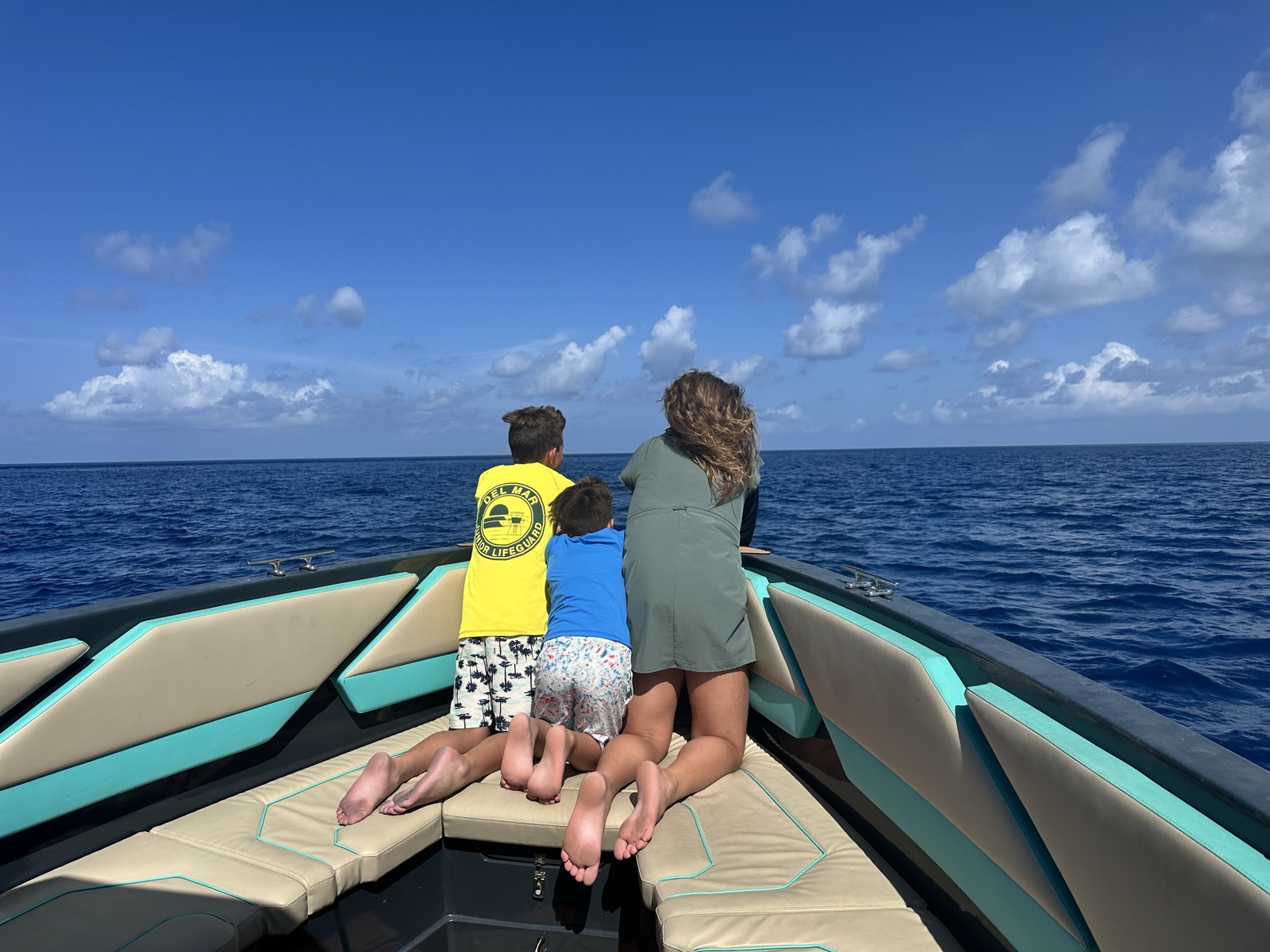 Out on a speedboat
