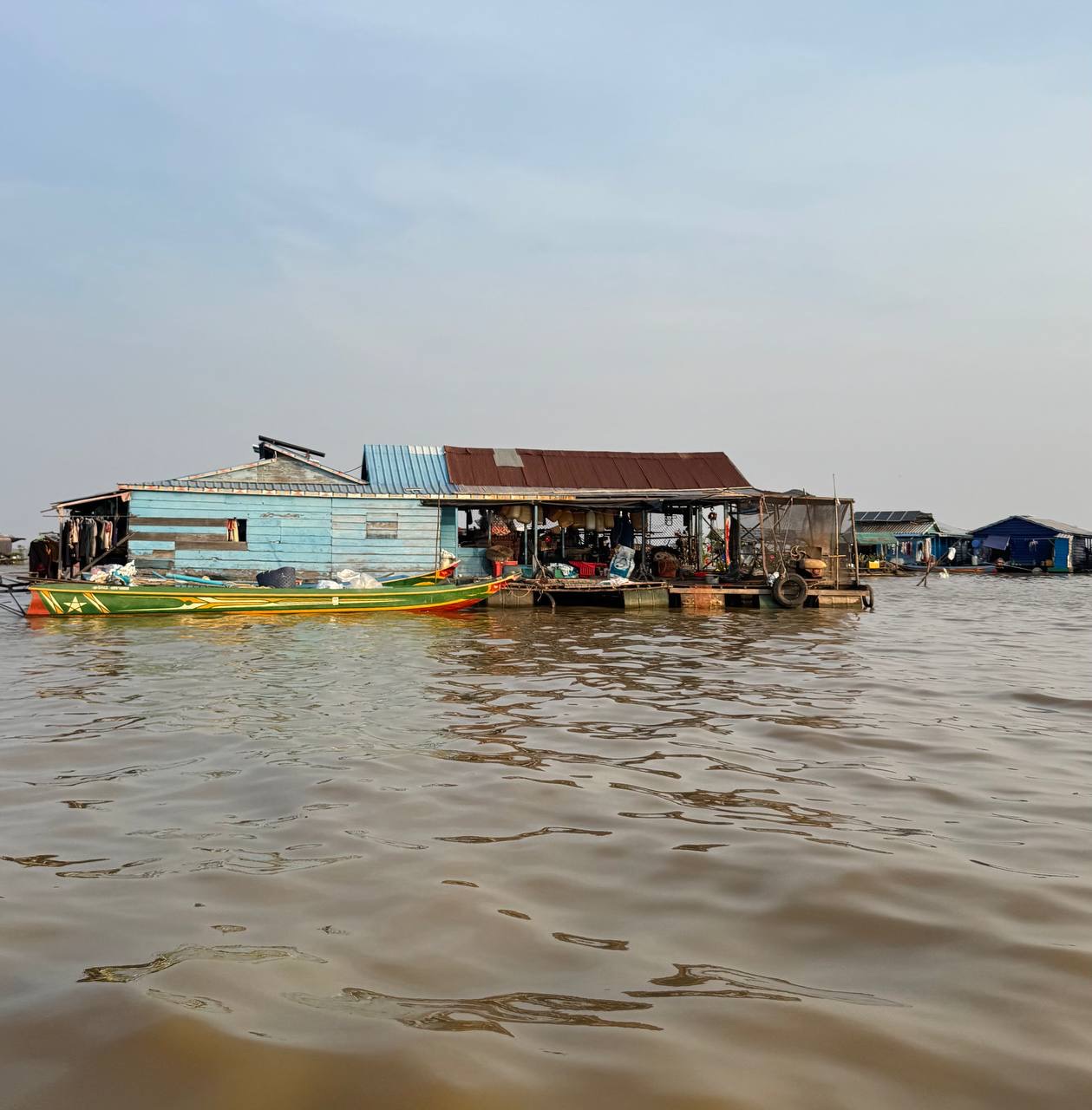 Floating House on Tonle Sap